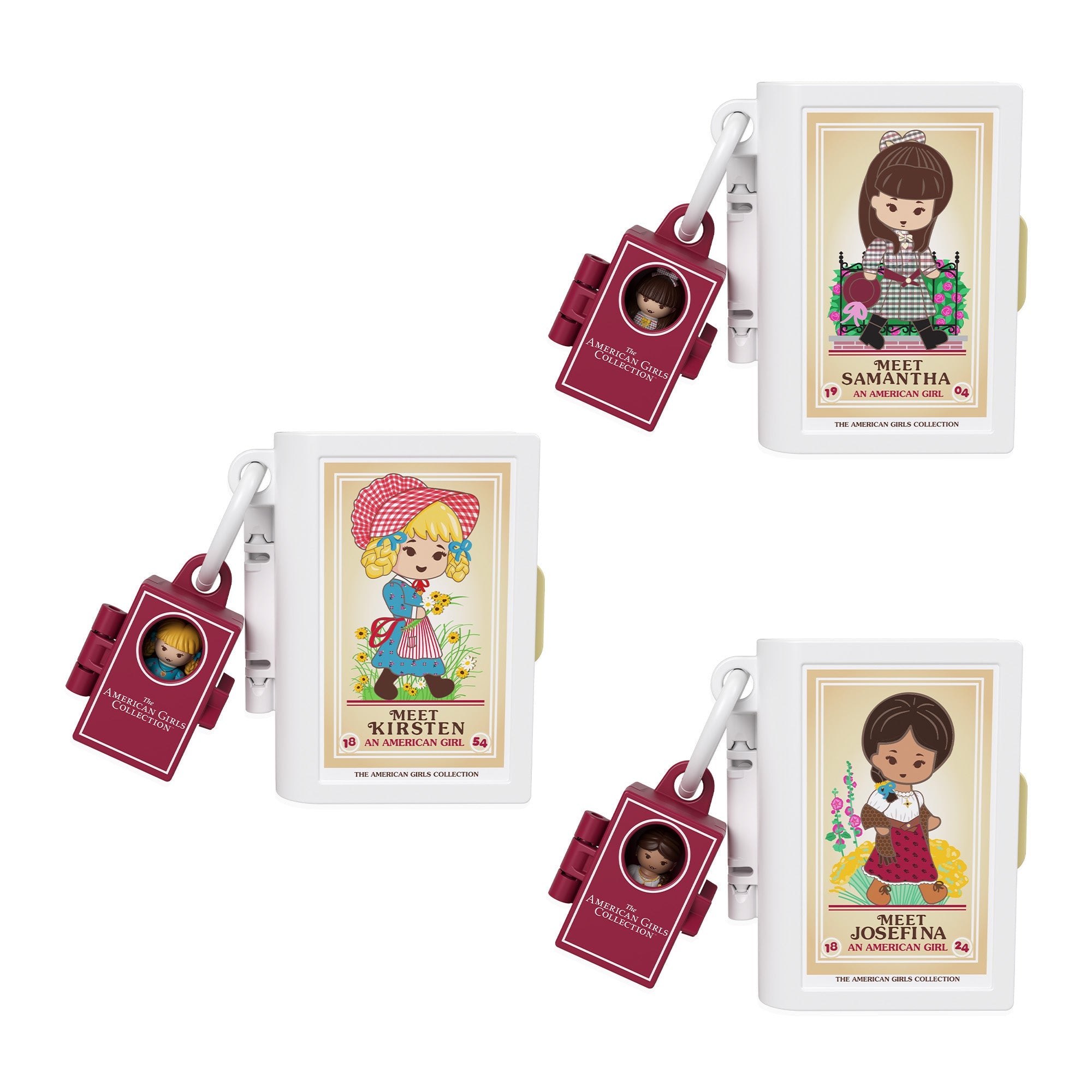 Polly Pocket x American Girl Compact 3-Pack Set