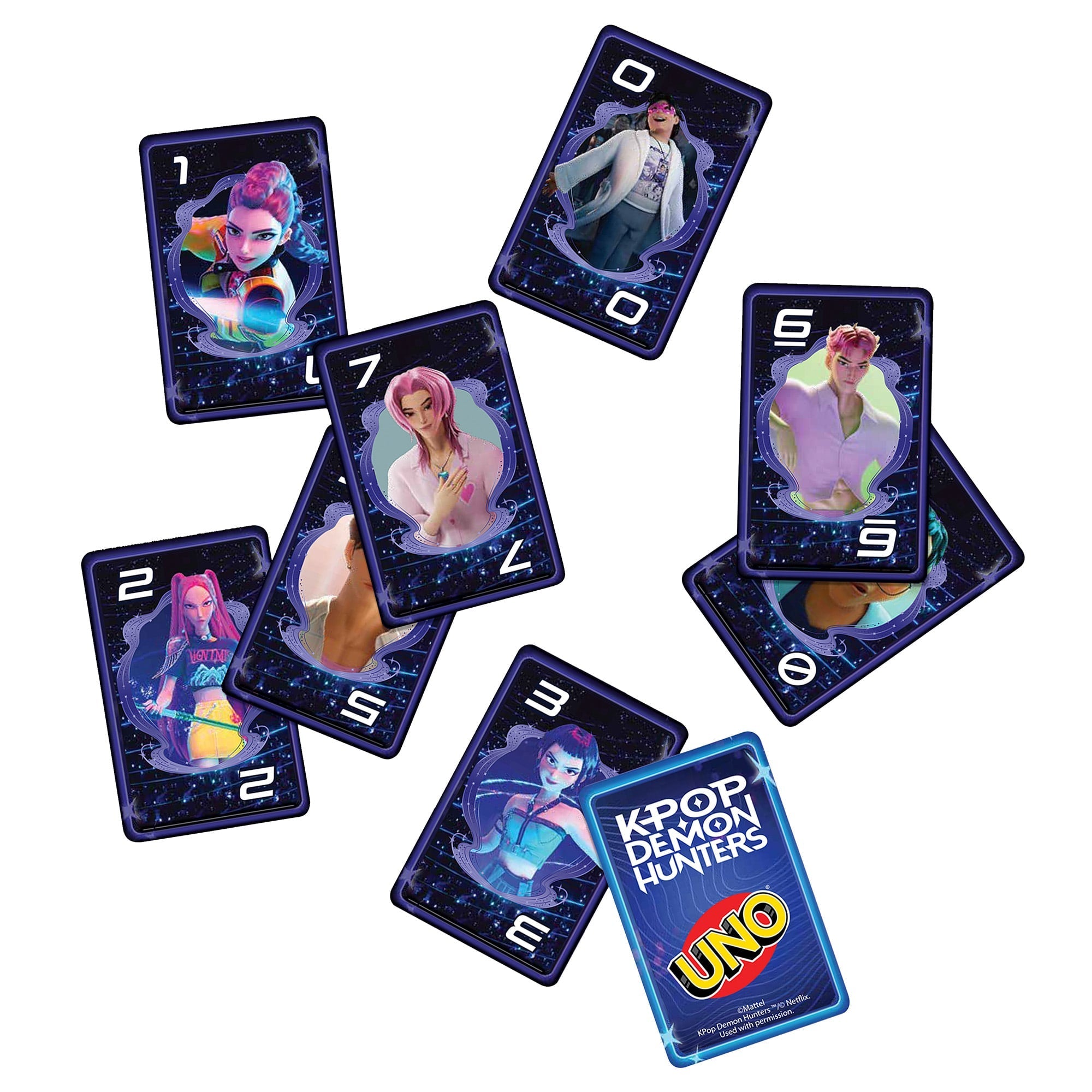 UNO KPop Demon Hunters Deck