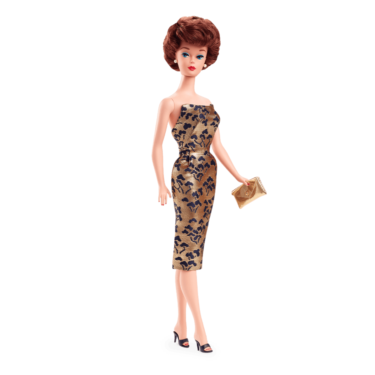 1961 Brownette Bubble Cut Barbie Doll Reproduction