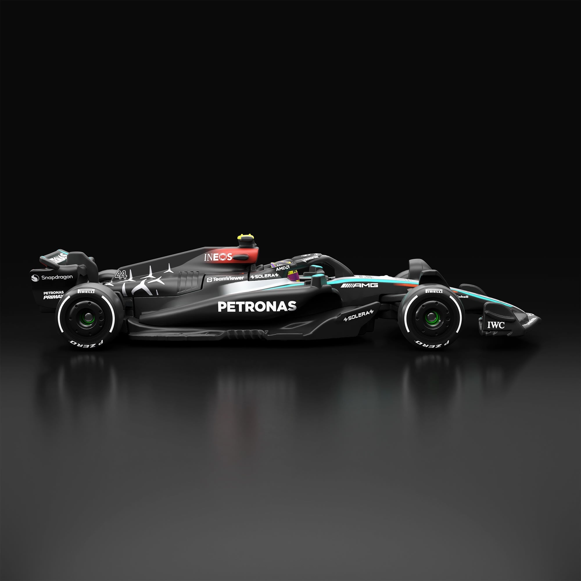 Hot Wheels F1 Series: 2024 Mercedes-AMG PETRONAS Formula One Team W15 Car #44