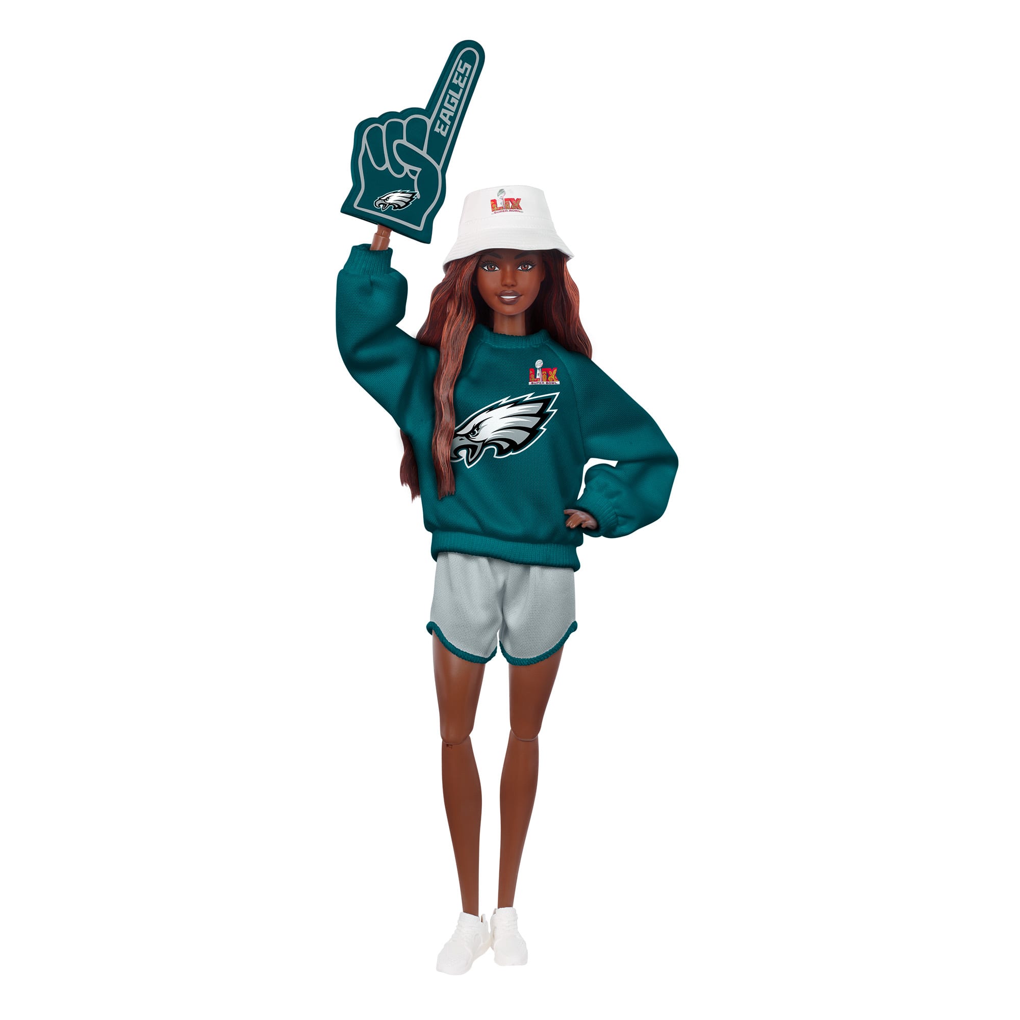Barbie x Super Bowl Eagles Doll 1