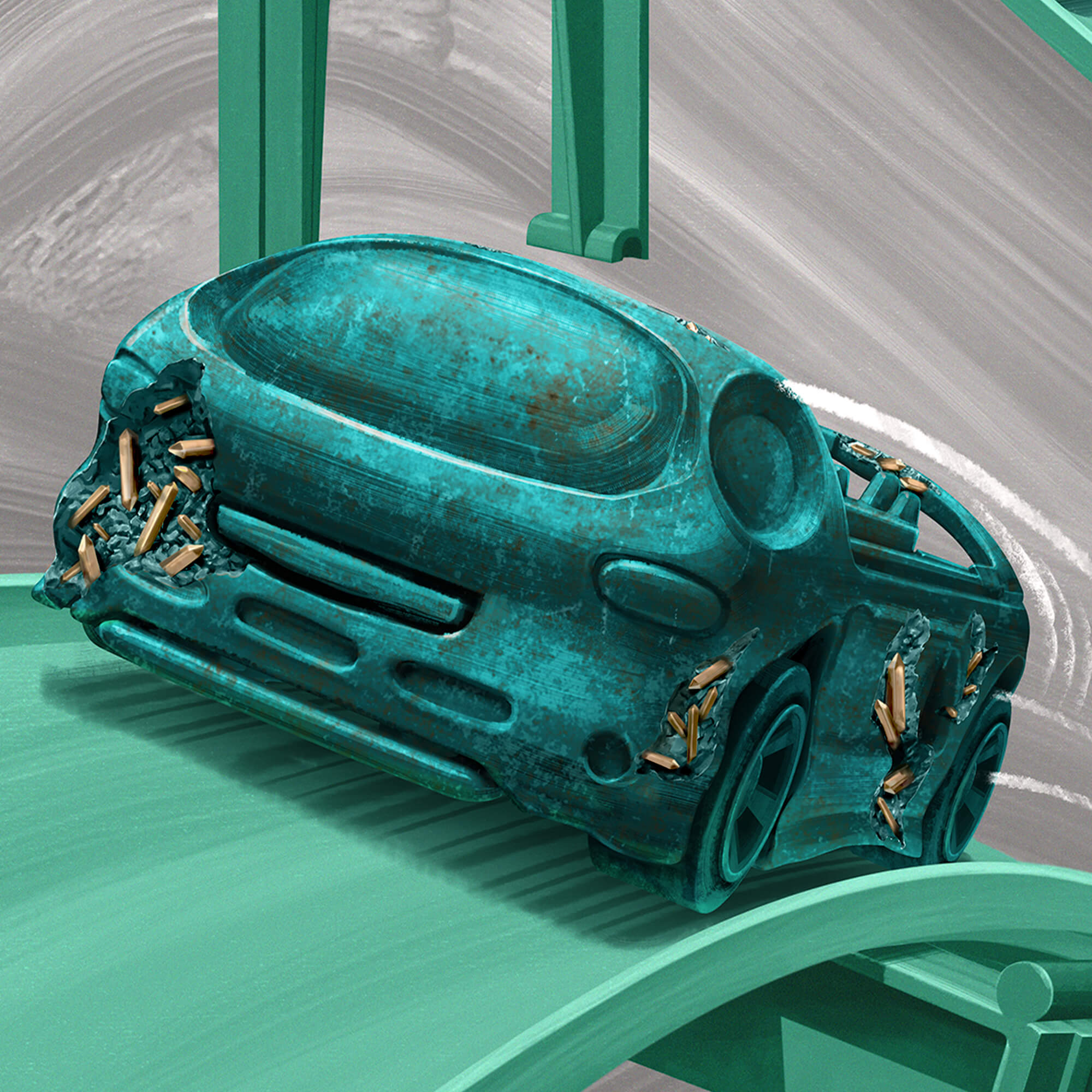Hot Wheels x Daniel Arsham Legends Archive Lap 2 Poster