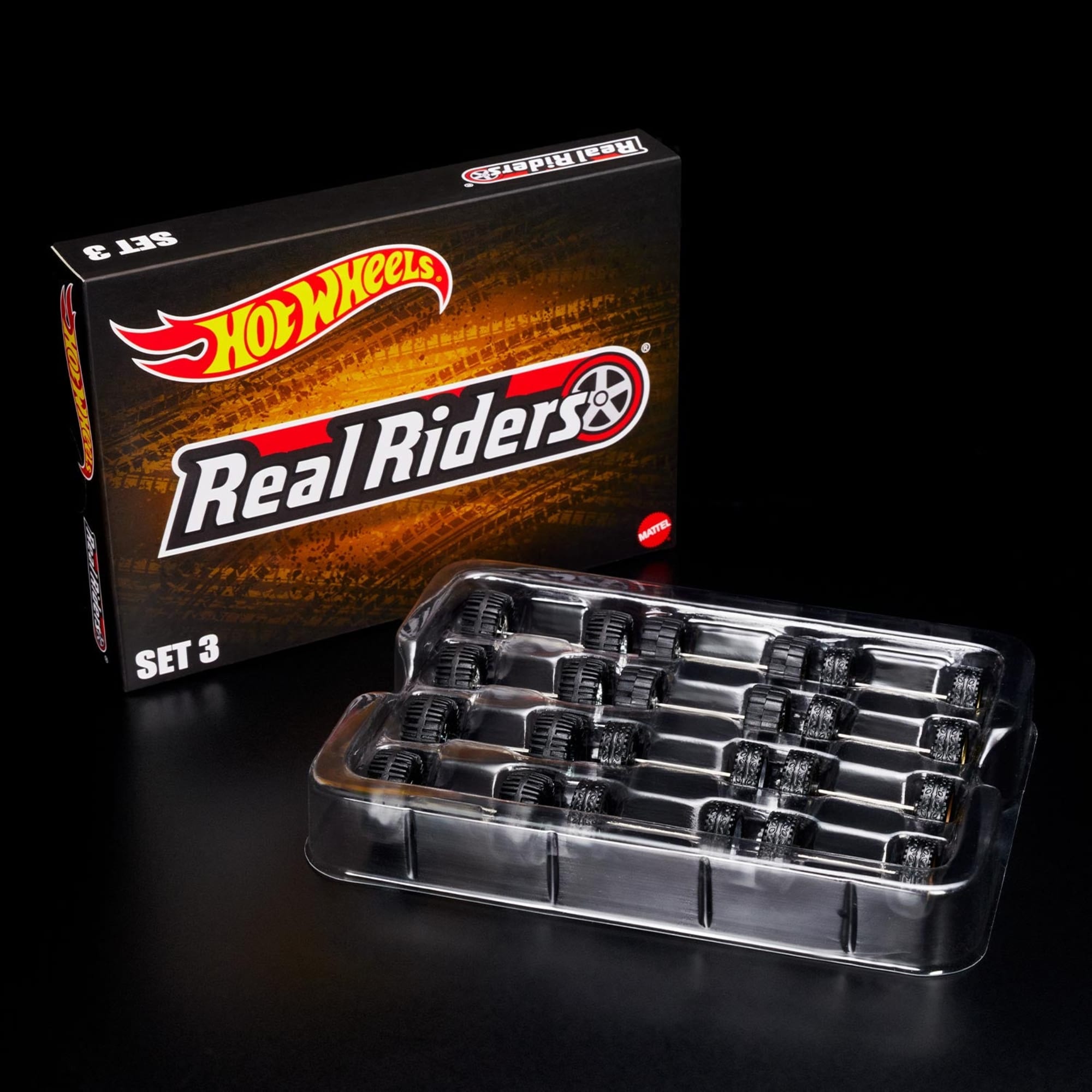Hot Wheels RLC Exclusive Real Riders Wheels Pack - Set 3
