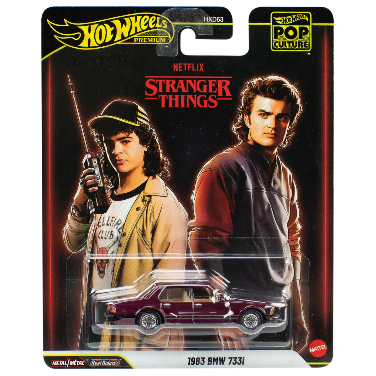 Hot Wheels Premium Pop Culture Stranger Things 1983 BMW 733i