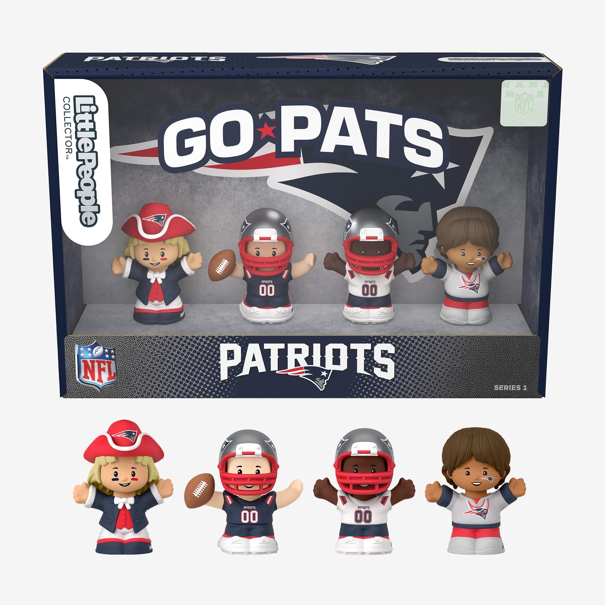 Little People Collector x NFL New England Patriots Set