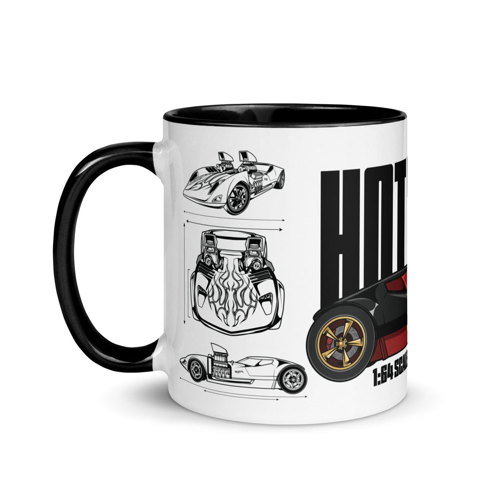 Hot Wheels Racing White Mug
