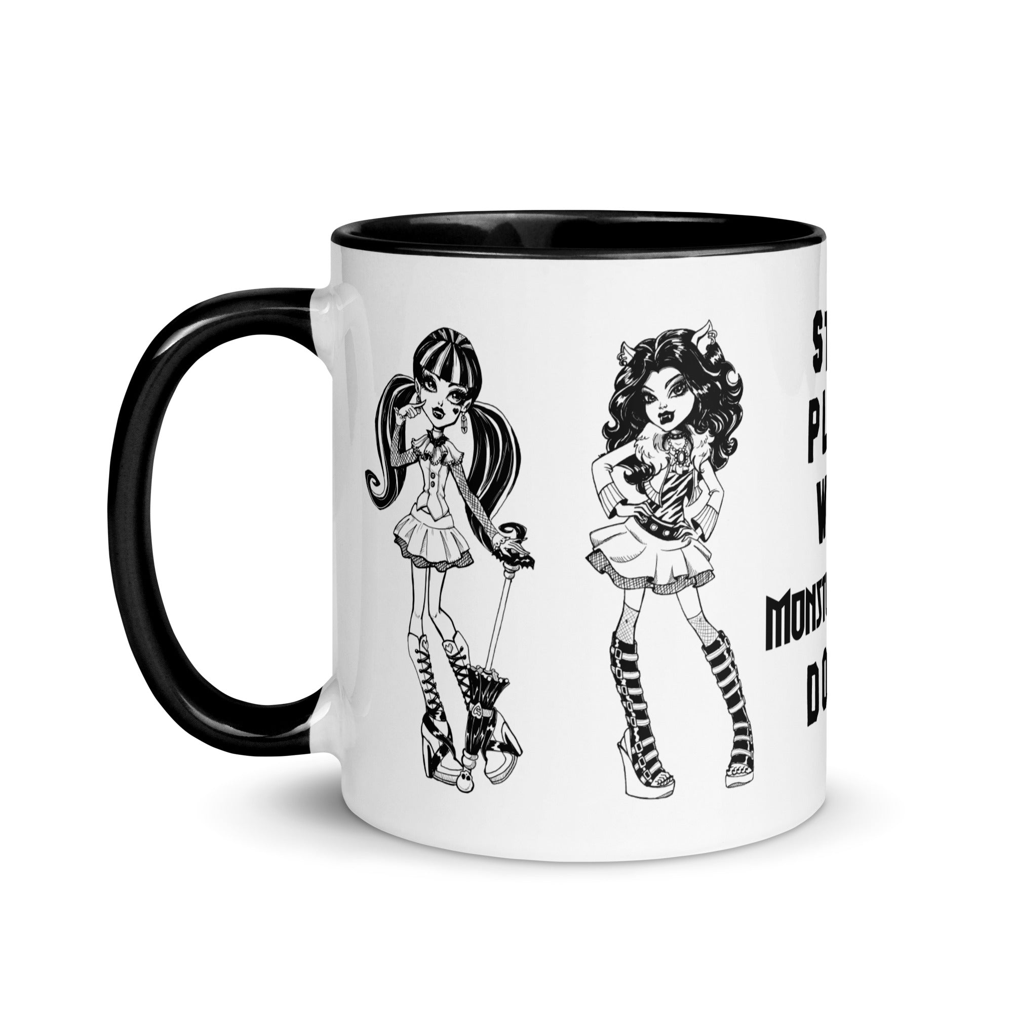 Monster High Still Plays with Monster High Dolls White Mug