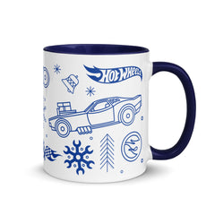Hot Wheels Holiday Icons White Mug