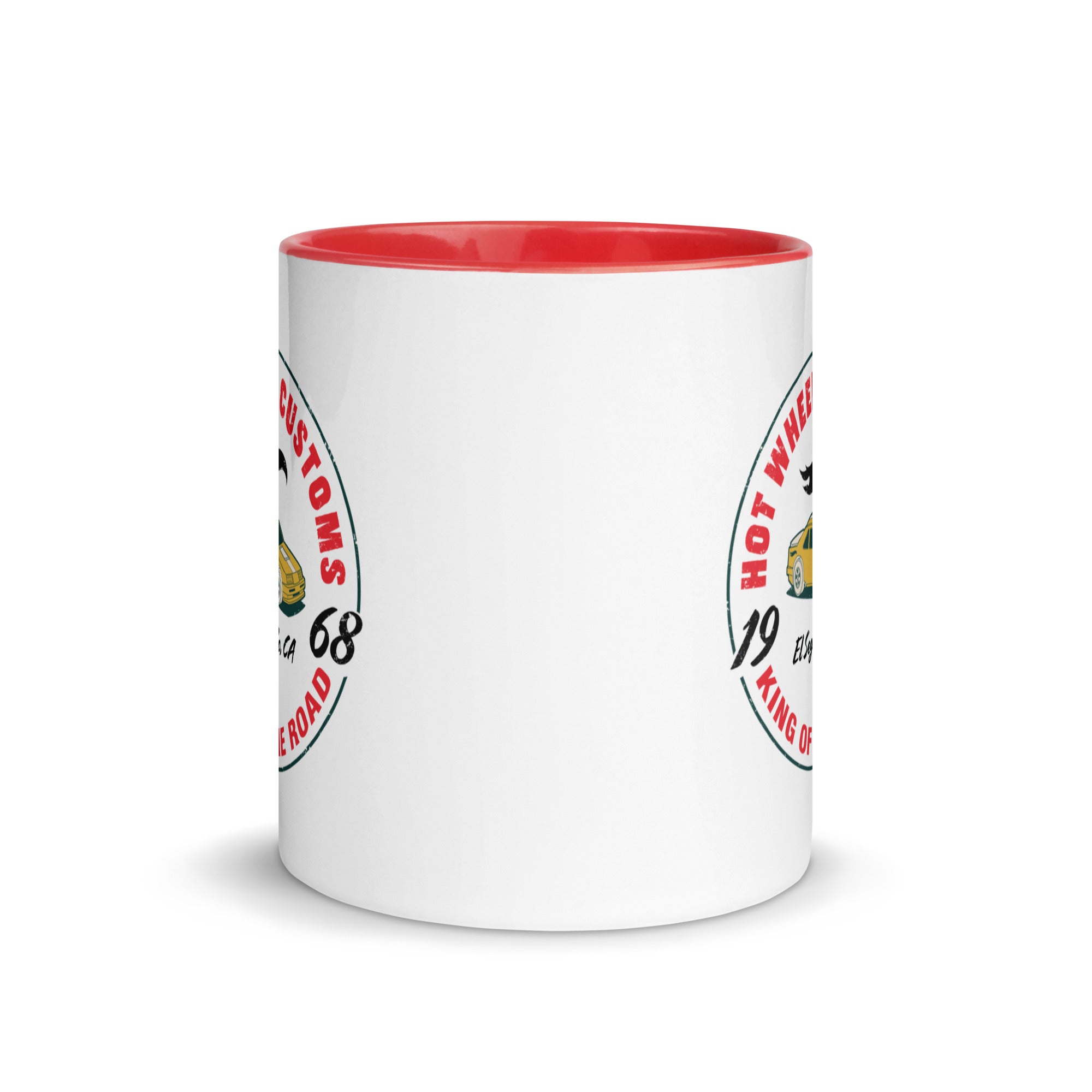 Hot Wheels King of the Road White Mug