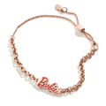 Alex and Ani Barbie Name Plate Pull Chain Bracelet