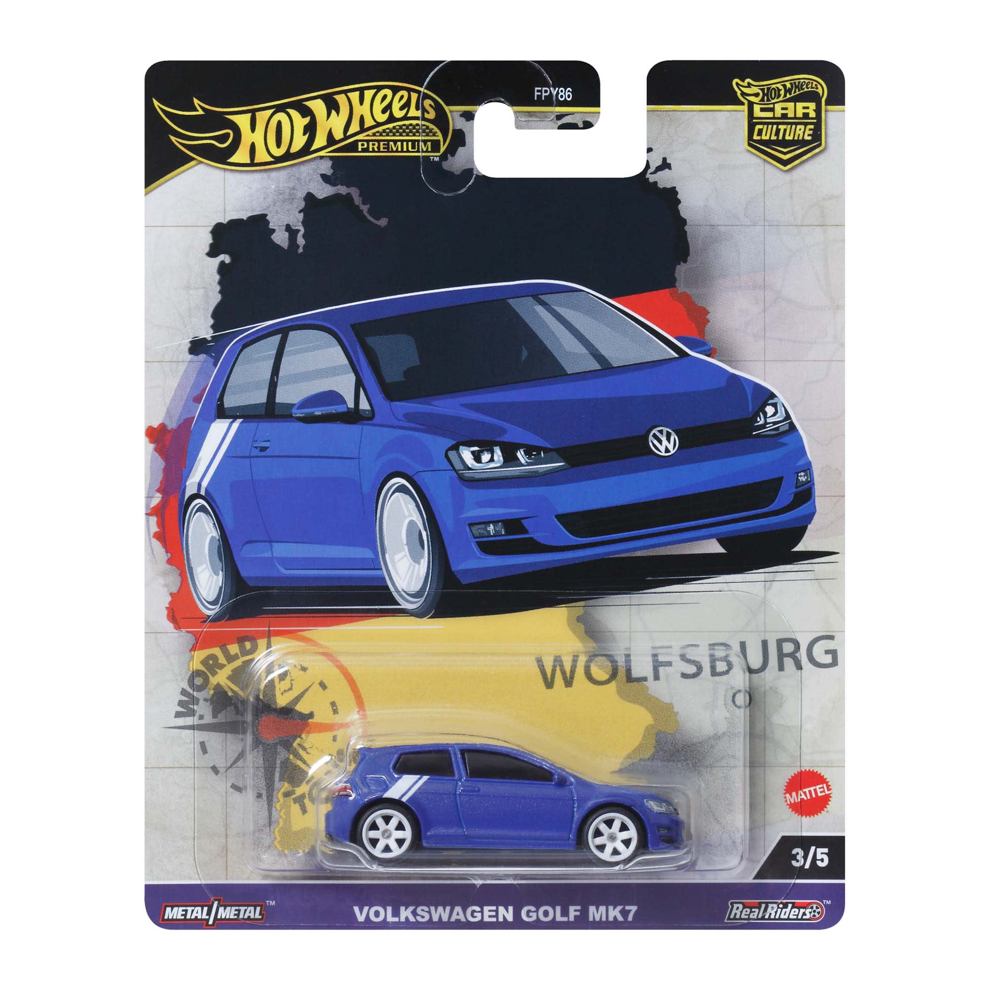 Hot Wheels Car Culture Circuit Legends Volkswagen Golf MK7