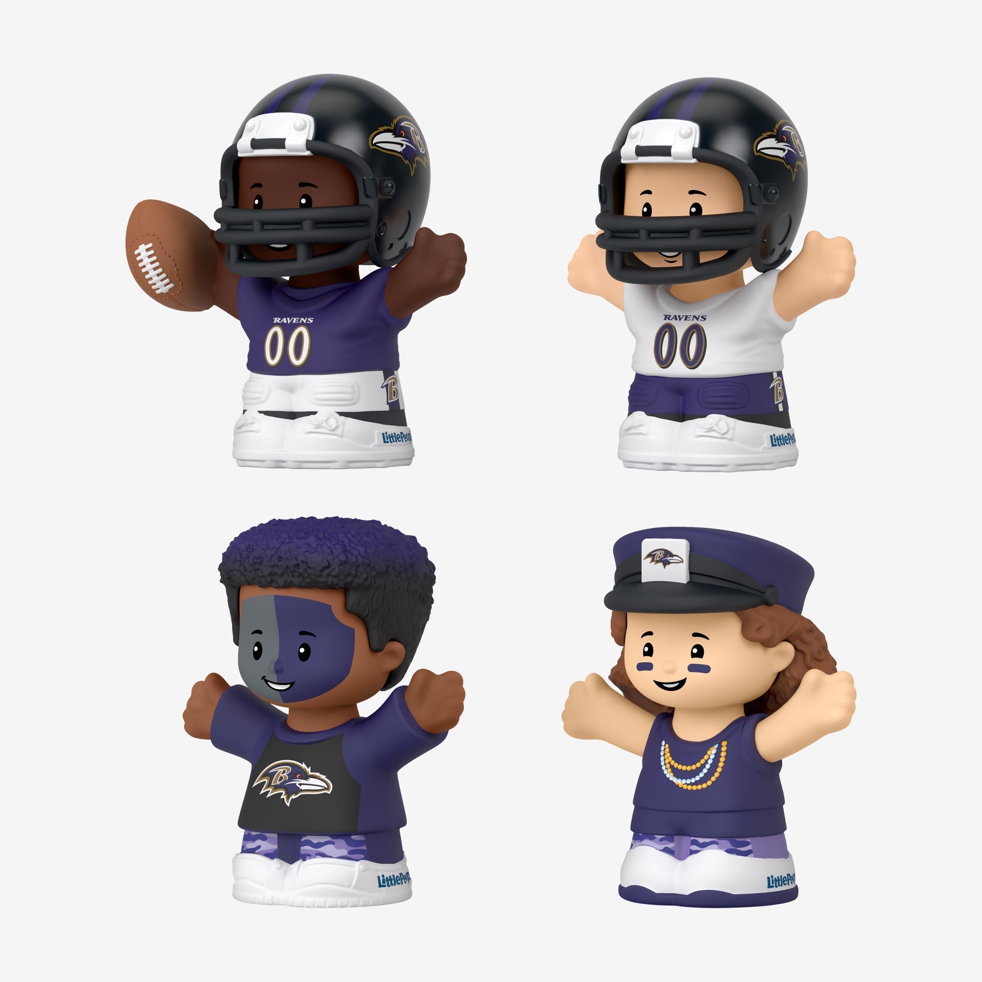 Little People Collector x NFL Baltimore Ravens Set
