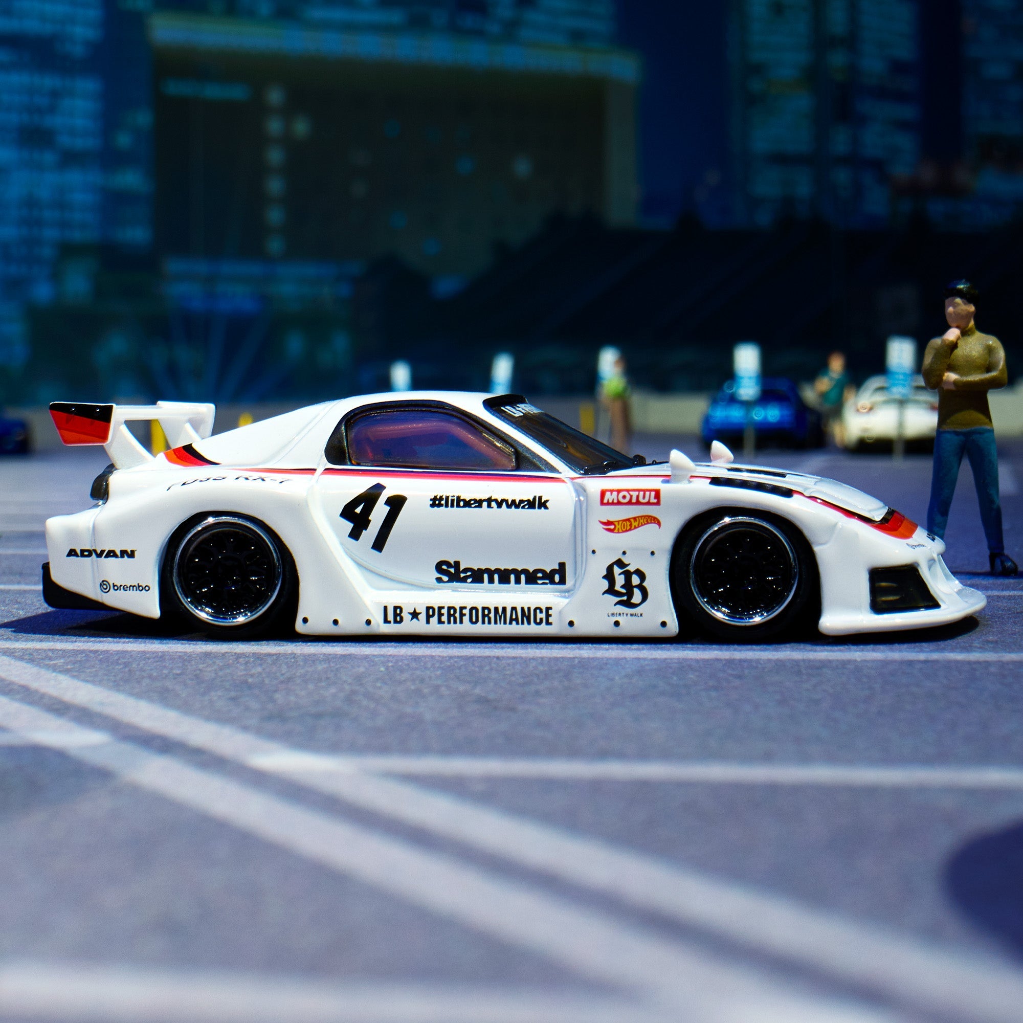 Hot Wheels Elite 64 Mazda RX-7 Liberty Walk