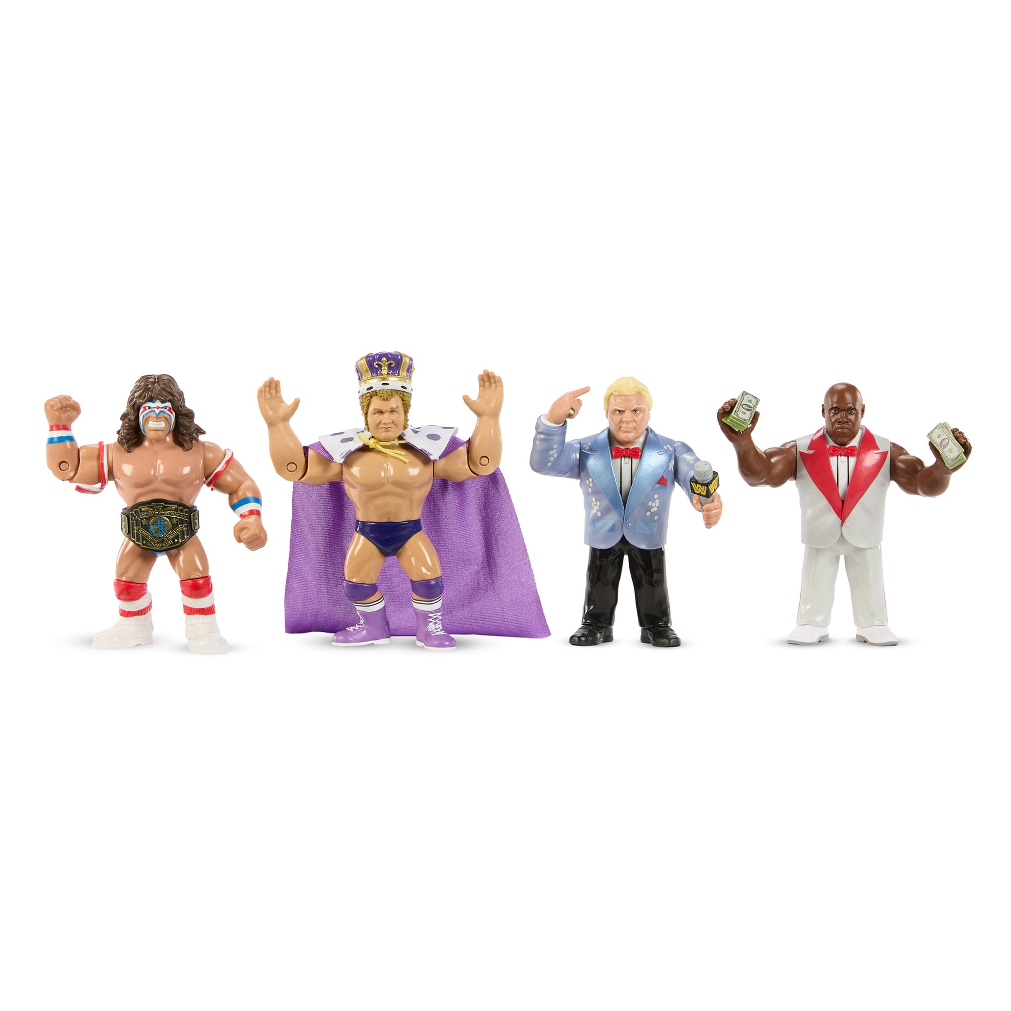 WWE Official Retro 4-Pack Action Figures