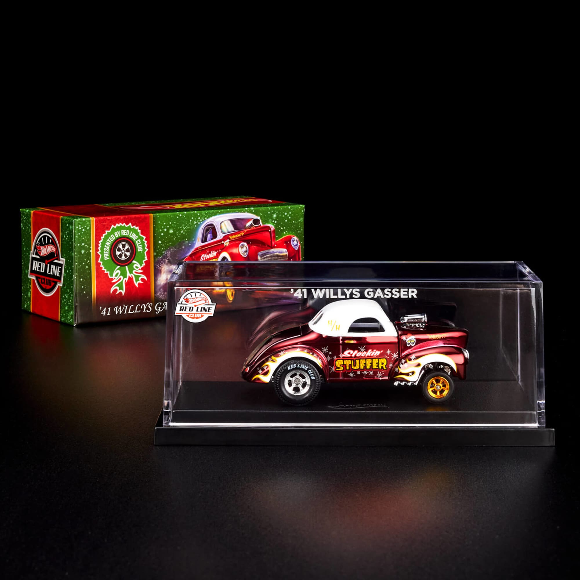 Hot Wheels RLC Exclusive ’41 Willys Gasser Holiday Car
