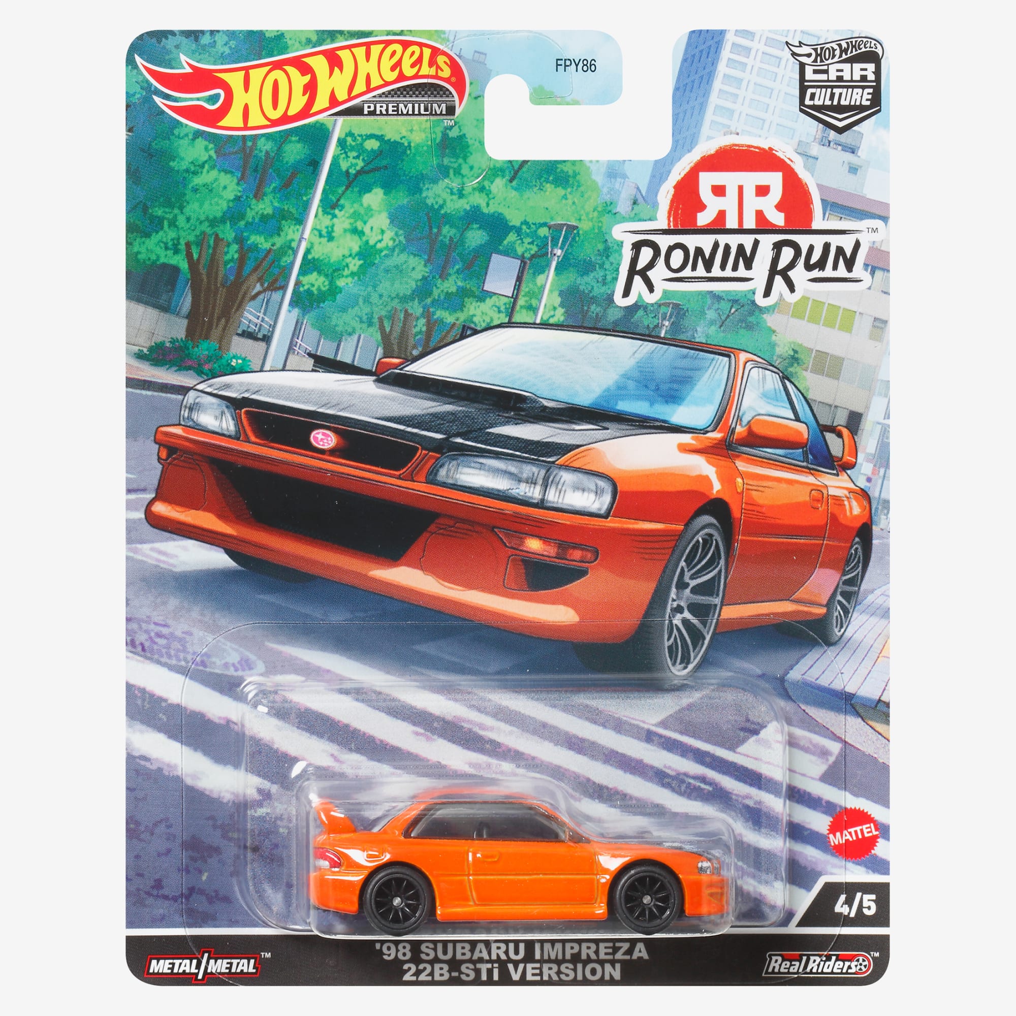 Hot Wheels Car Culture Subaru WRX STI 22B