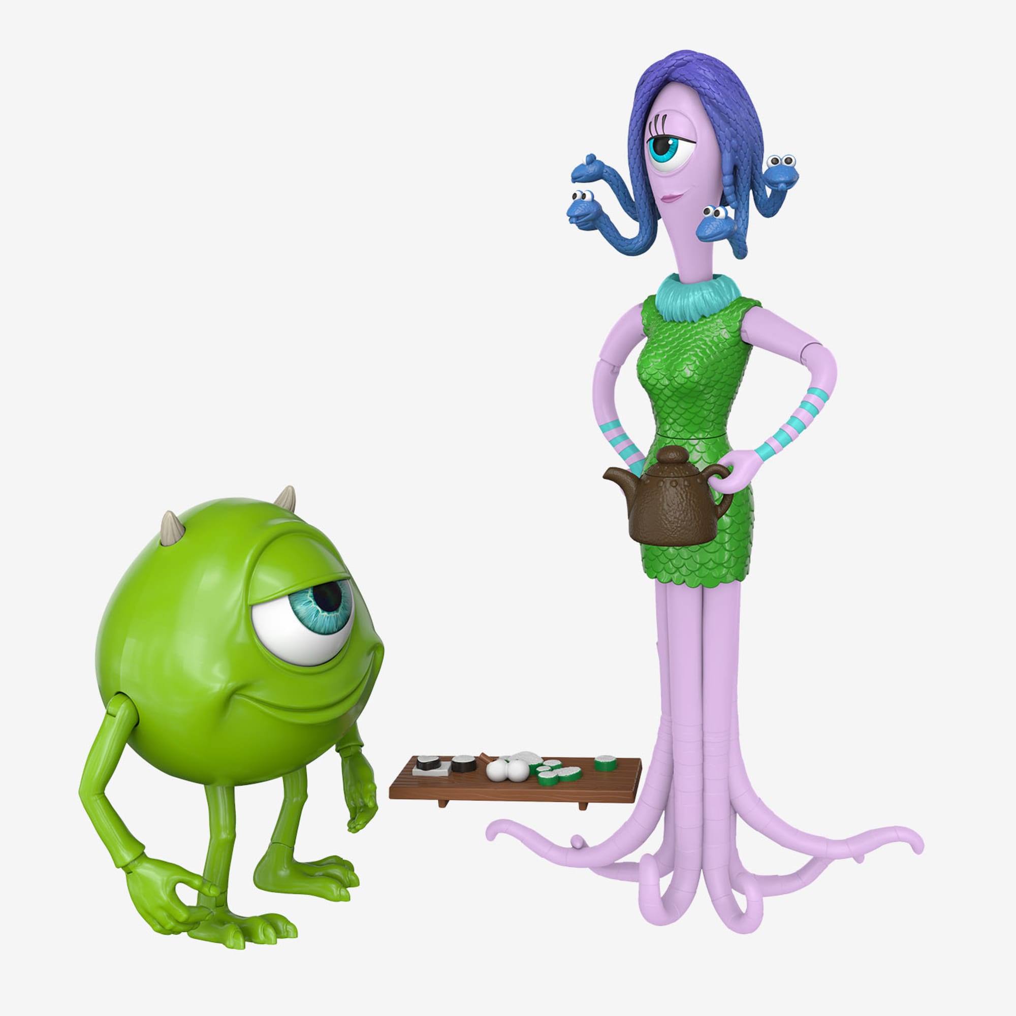 Pixar Featured Favorites Celia & Mike Monsters Inc Figures