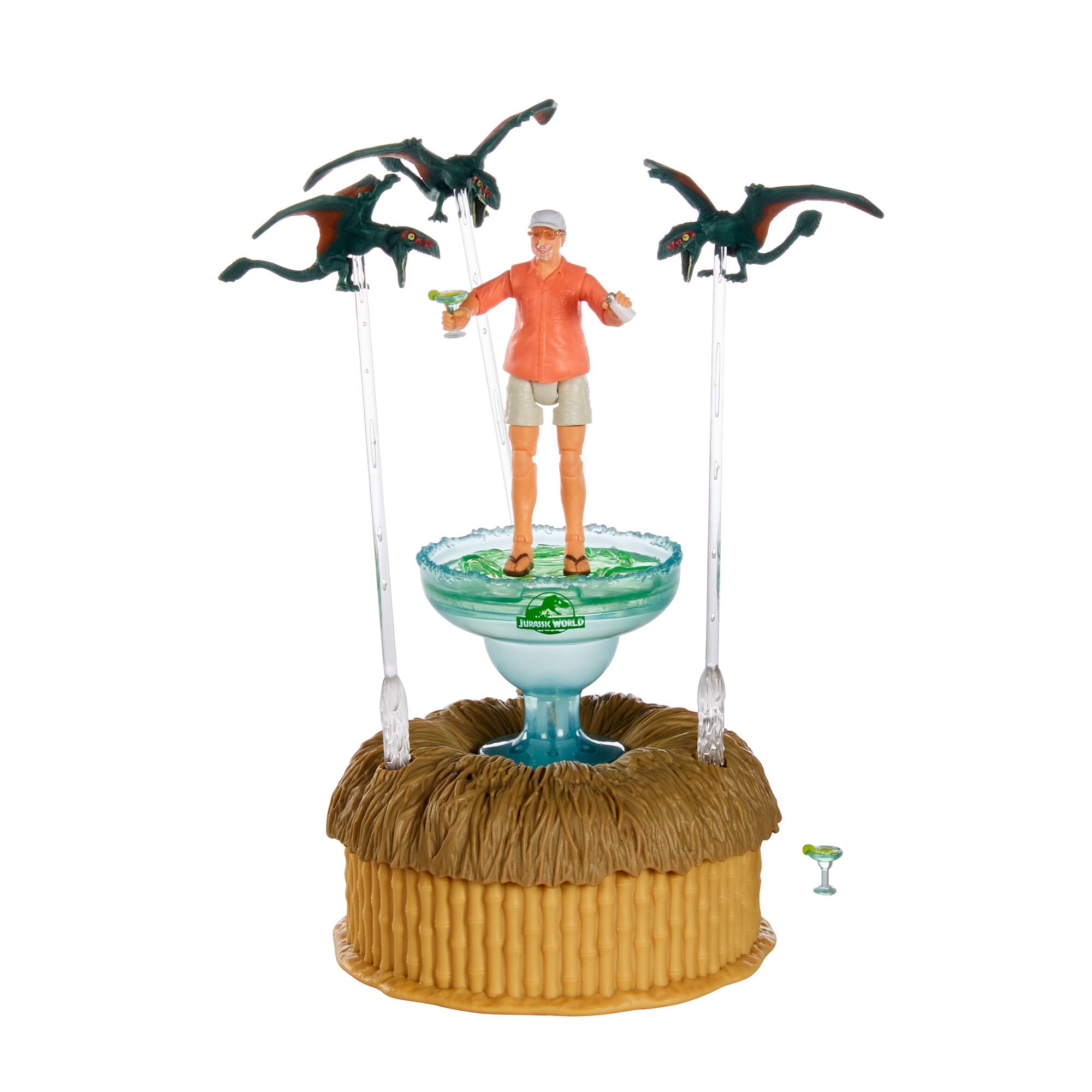 Jurassic World Hammond Collection Bubbles Up Jimmy Buffett Figure