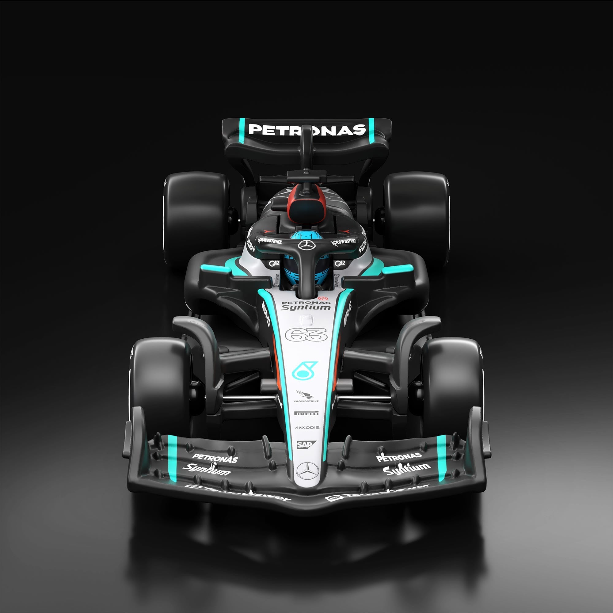 Hot Wheels F1 Series: 2024 Mercedes-AMG PETRONAS Formula One Team W15 Car #63